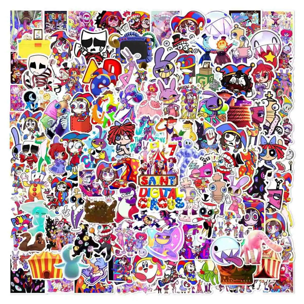 Digital Circus 120 Piece Sticker Pack