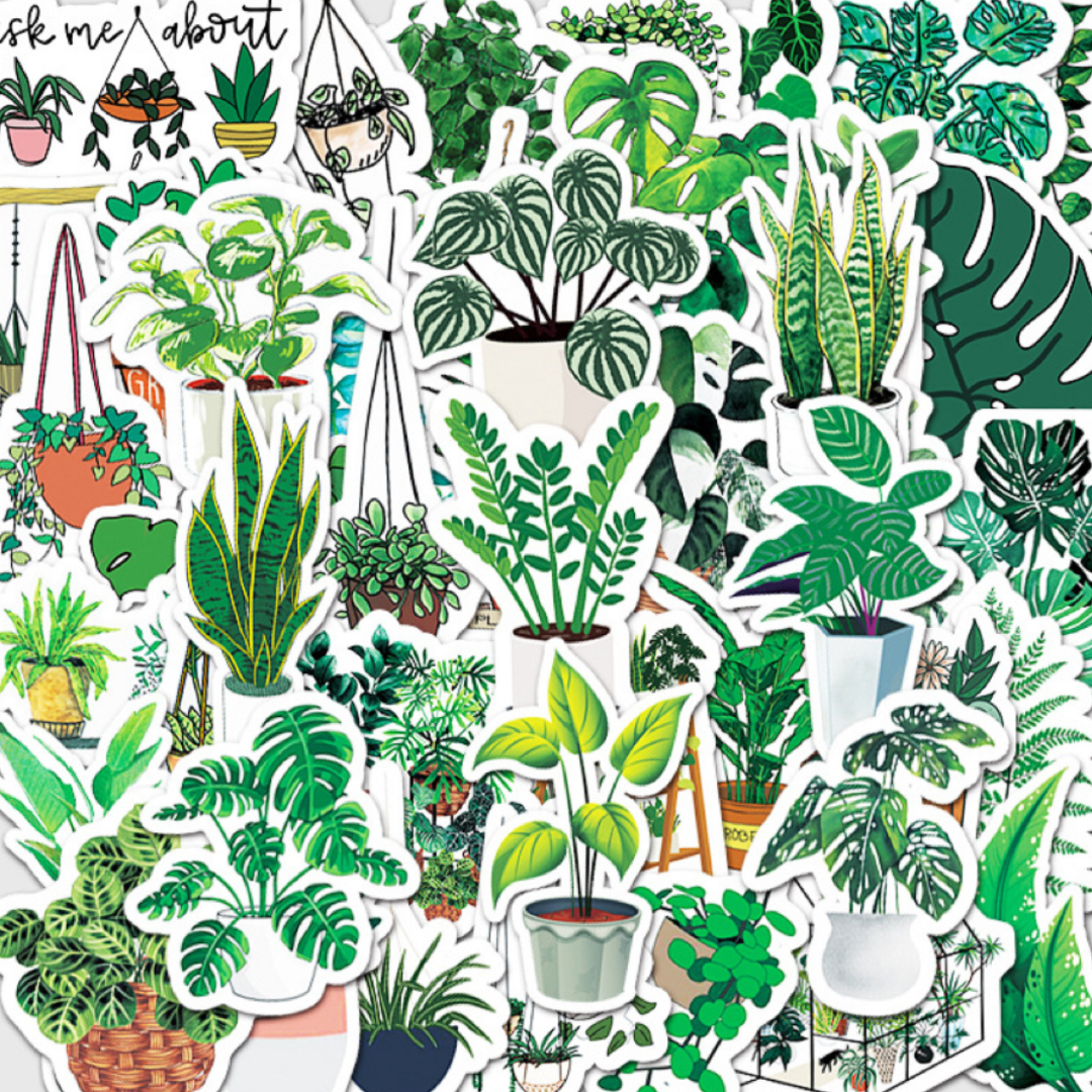 Invincible Plants 50 Piece Sticker Pack