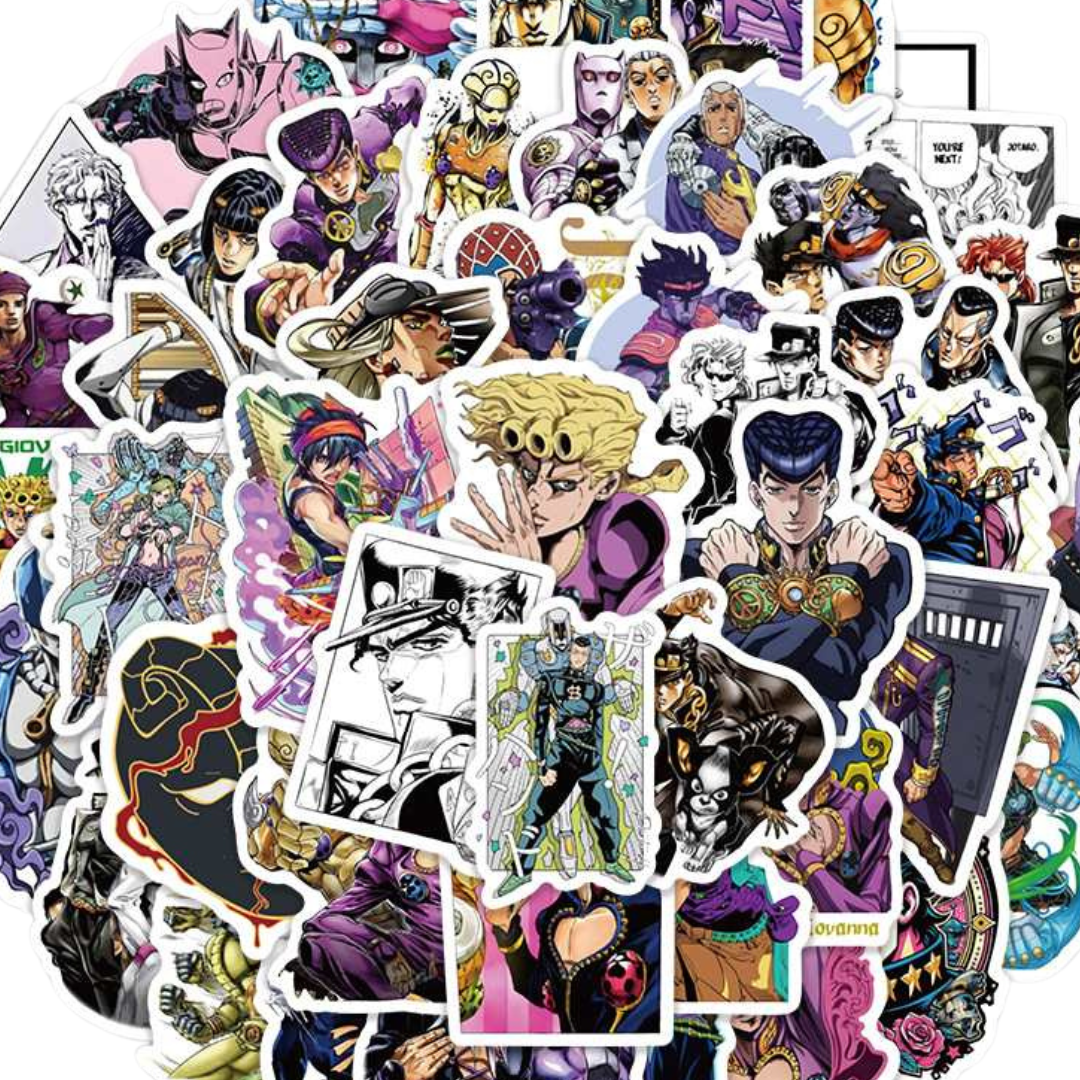 Jojos Bizzare Adventure 50 Pack Stickers