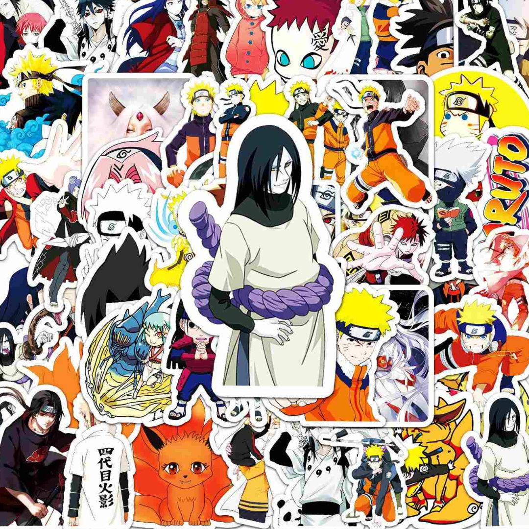 Naruto 50 Pack Stickers