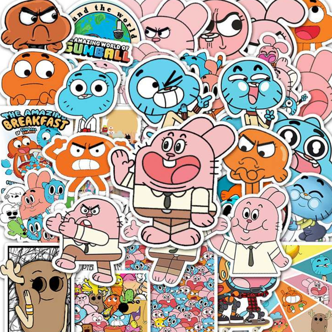 World of Gumball 50 Pack Stickers