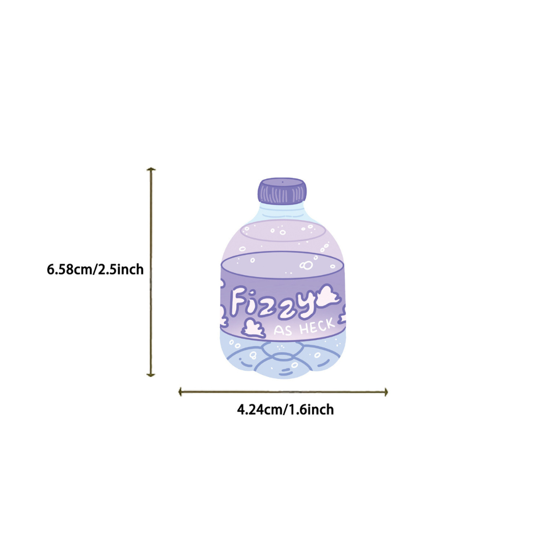 Kawaii Pop Beverages 50 Piece Sticker Pack