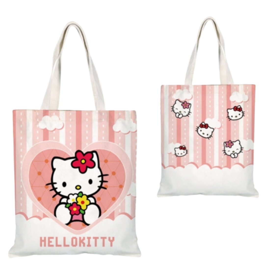 Hello Kitty Banner Tote Bag