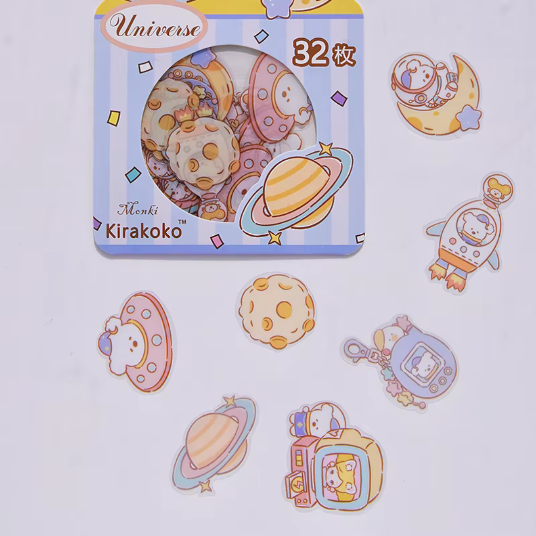 Kirakoko Animal Sticker Flakes