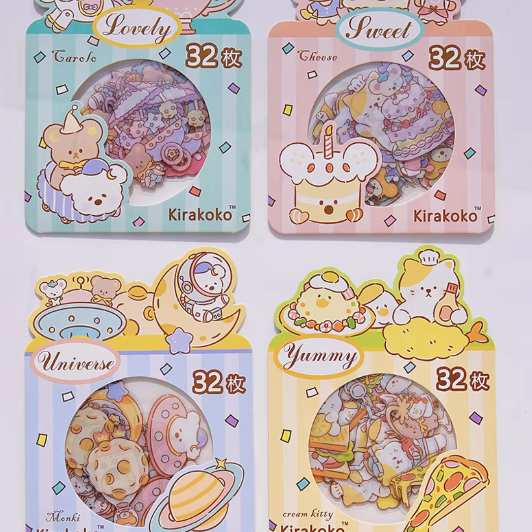 Kirakoko Animal Sticker Flakes