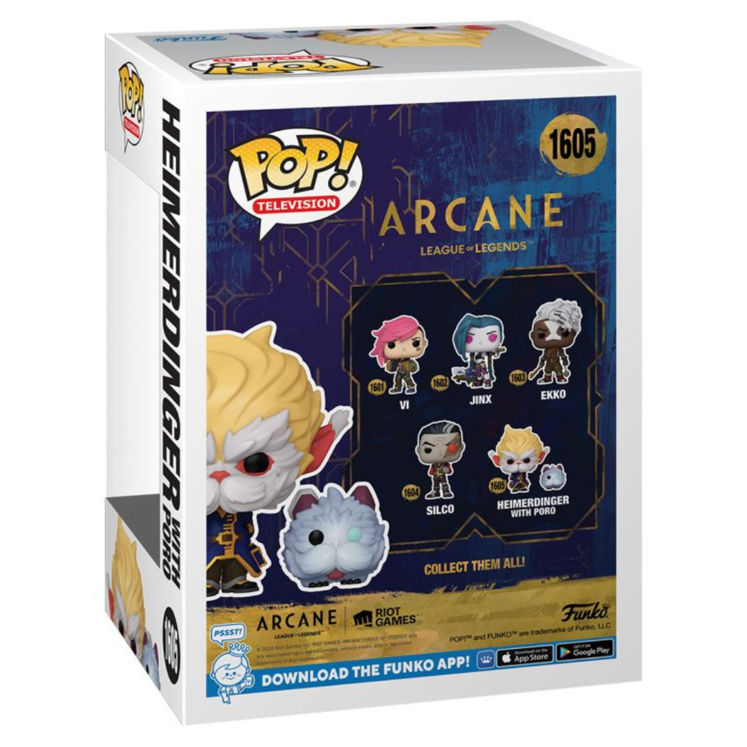 Arcane: League of Legends (TV) Heimerdinger with Poro Pop!