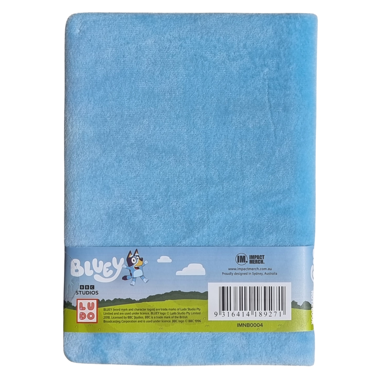 Bluey A5 Plush Notebook