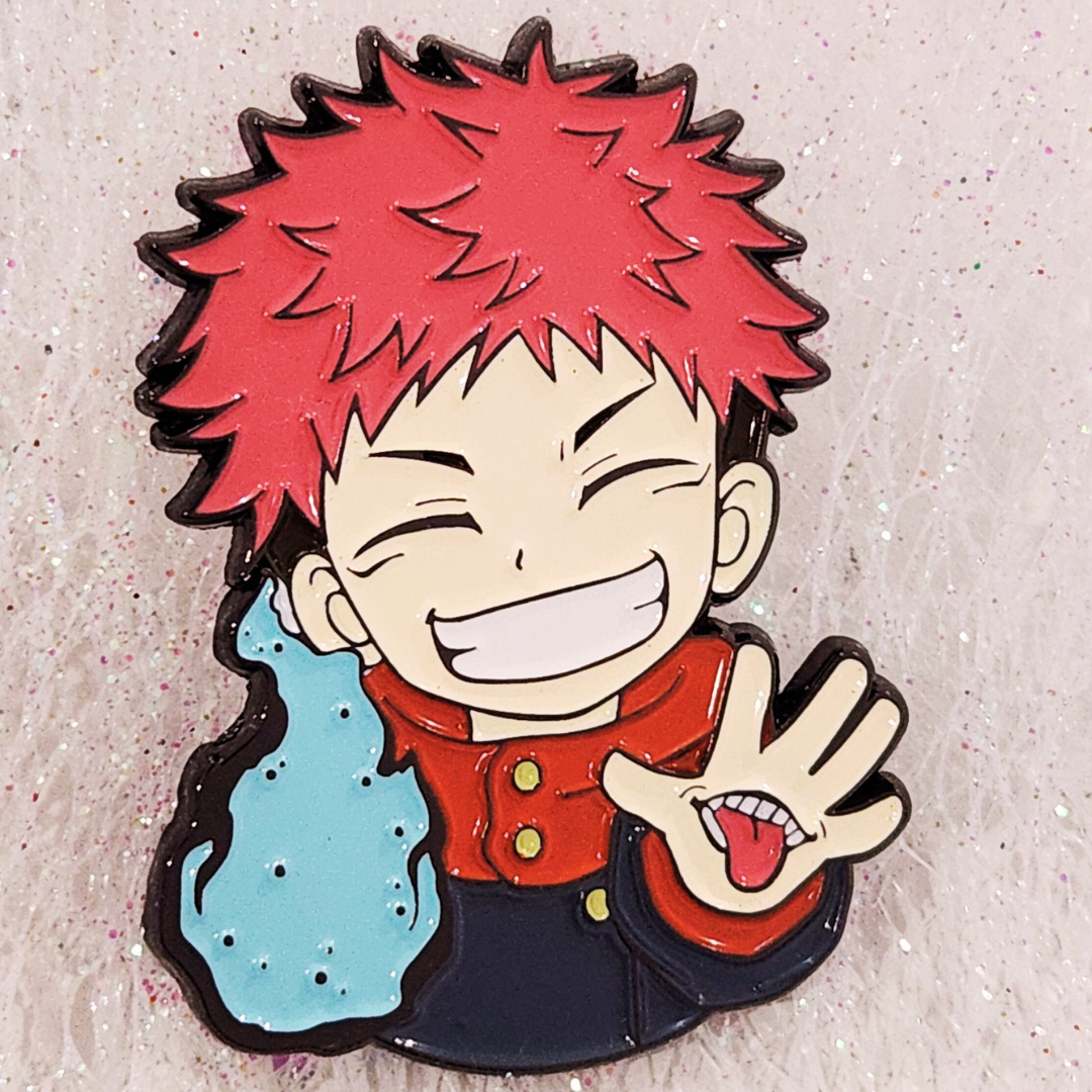 Yuji Itadori Jujutsu Kaisen Alloy Brooch Pin