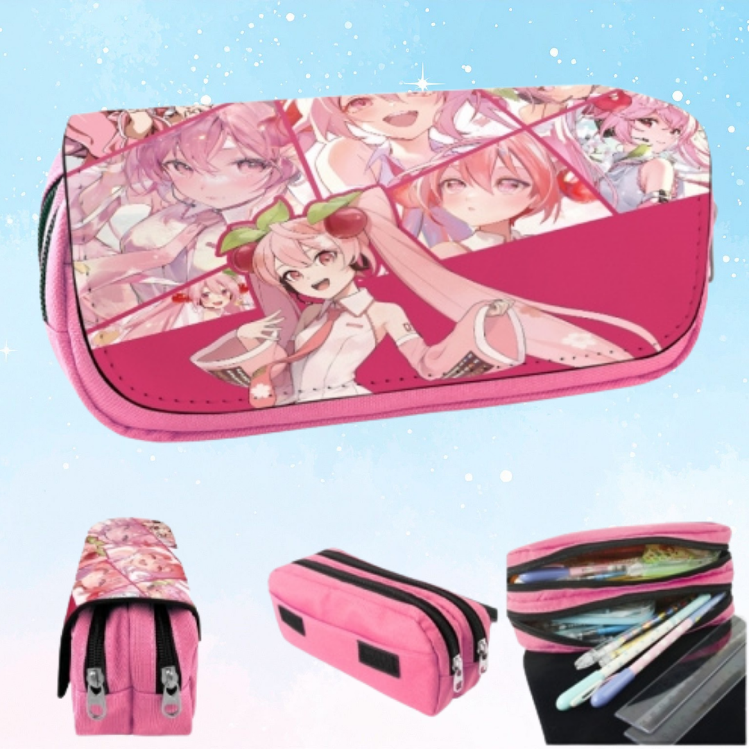 Hatsune Miku Cherry Pencil Case