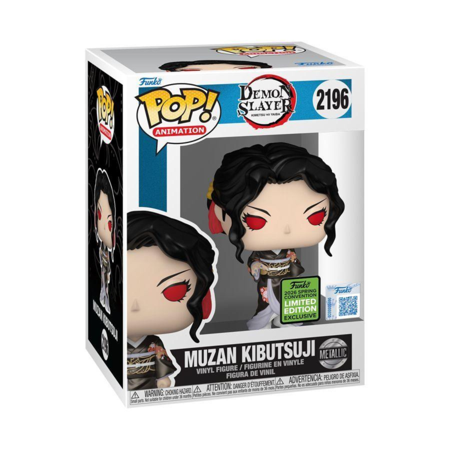 Demon Slayer Muzan Kibutsuji ECCC 2026 US Exclusive Pop!