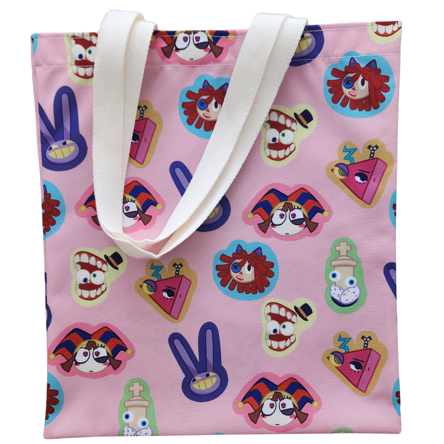 The Amazing Digital Circus All Over Print Canvas Tote Bag