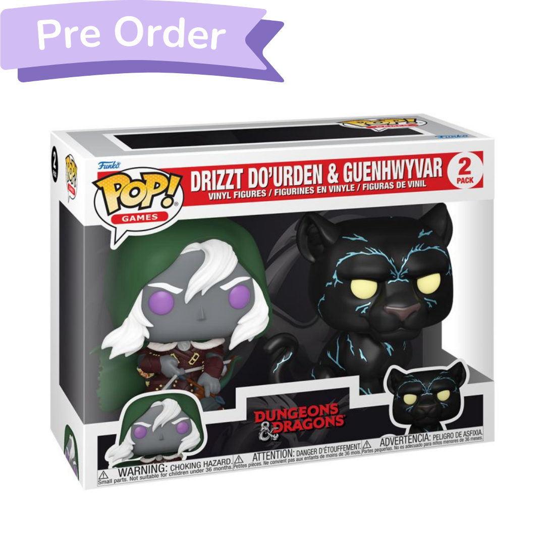 Dungeons & Dragons Drizzt Do'Urden & Guenhwyvar Pop