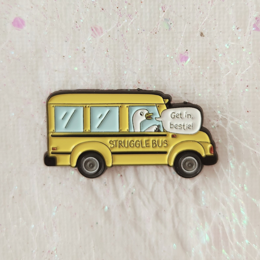 Struggle Bus Enamel Pin