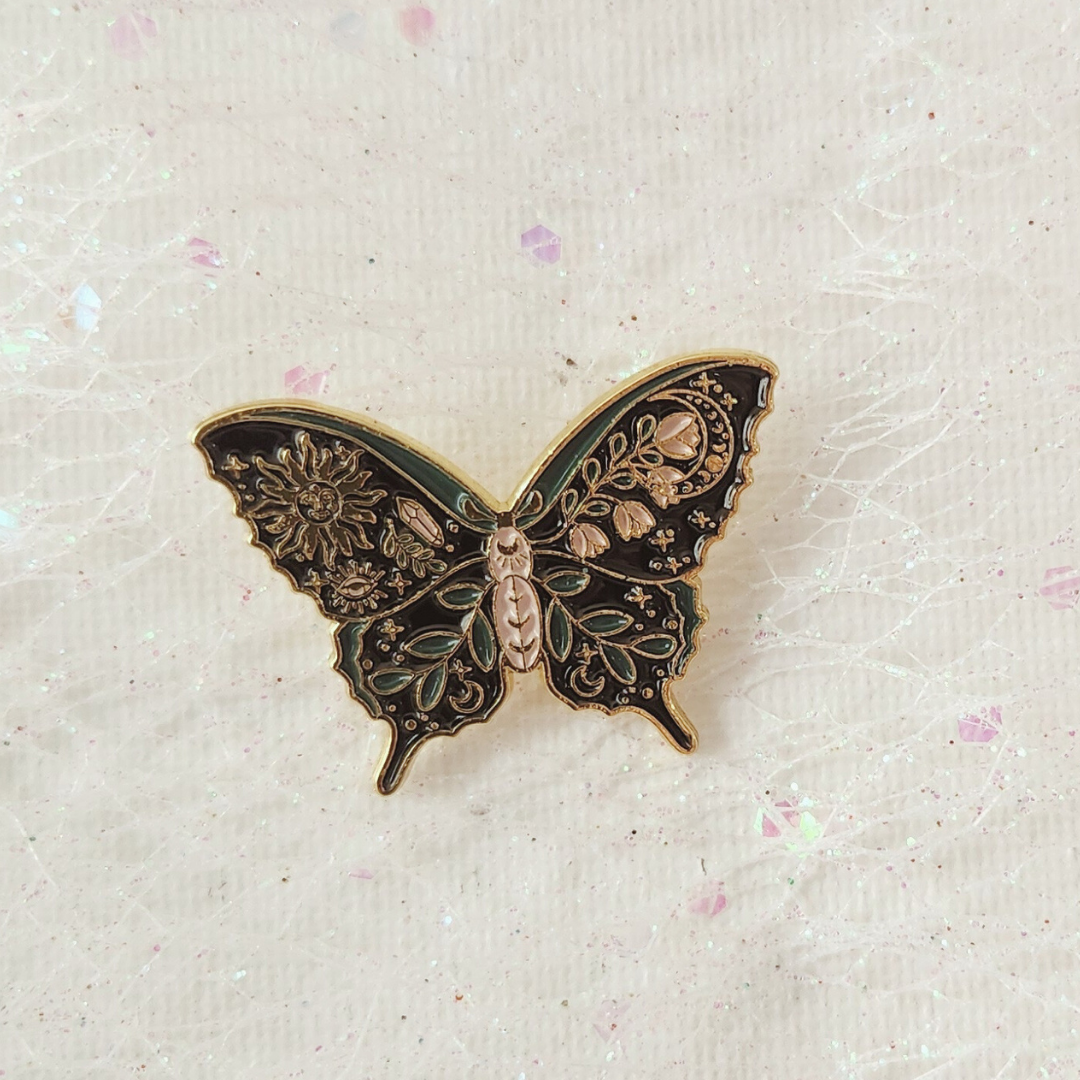 Beautiful Butterfly Enamel Pin