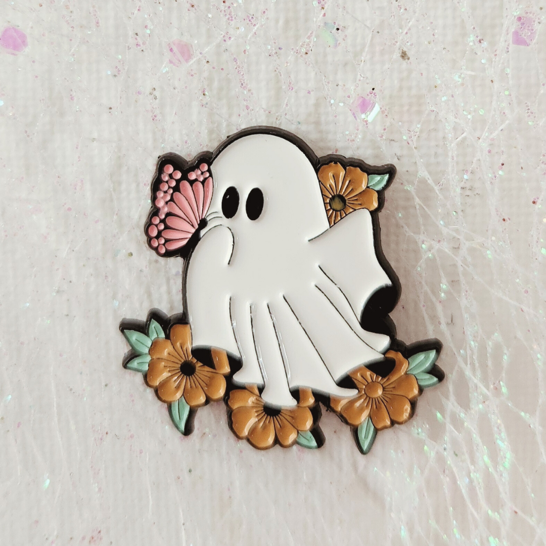 Wholesome Ghost Enamel Pin
