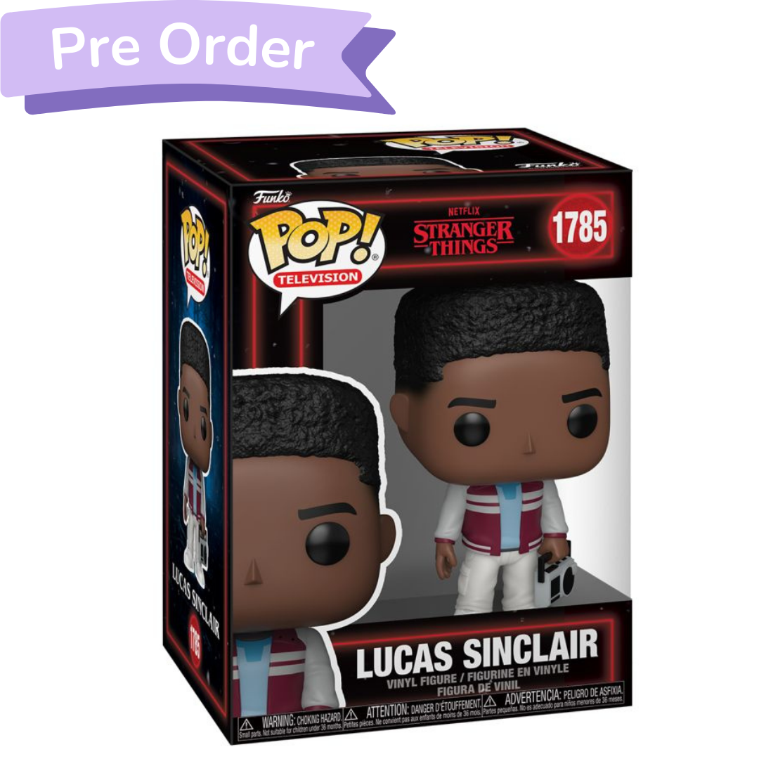 Stranger Things Lucas Sinclair with Boombox Pop