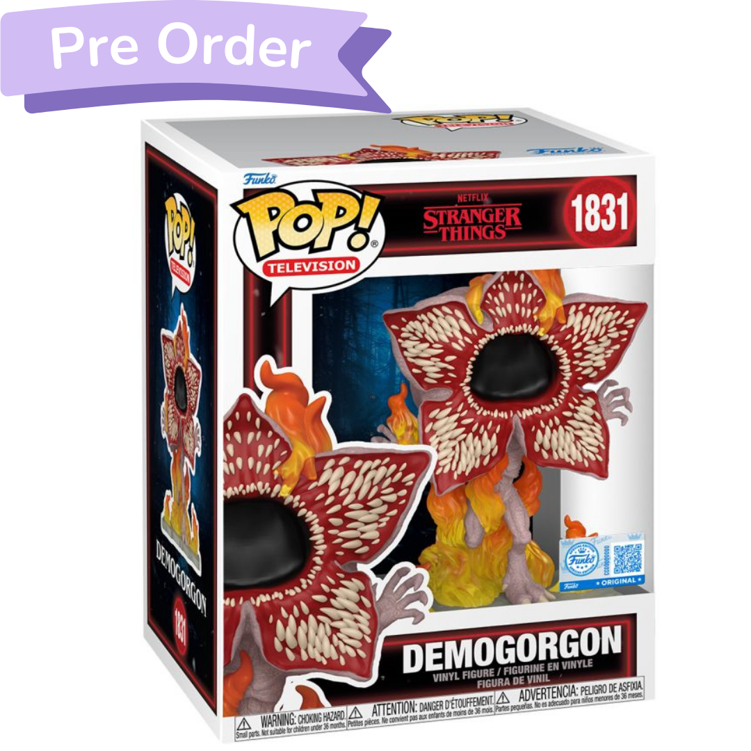 Stranger Things Demogorgon (On Fire) Exclusive Premium Pop