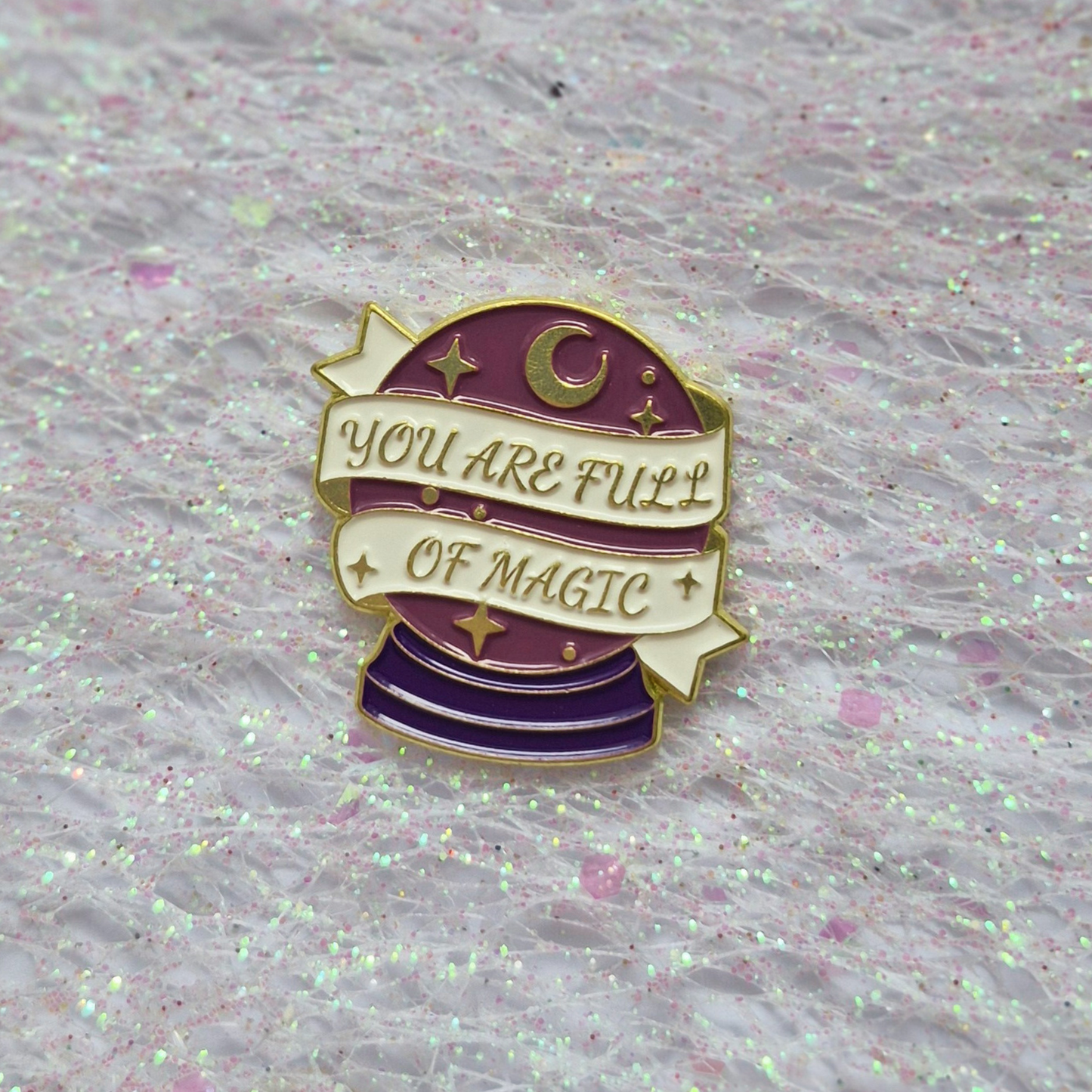 Filled With Magic Enamel Alloy Pin