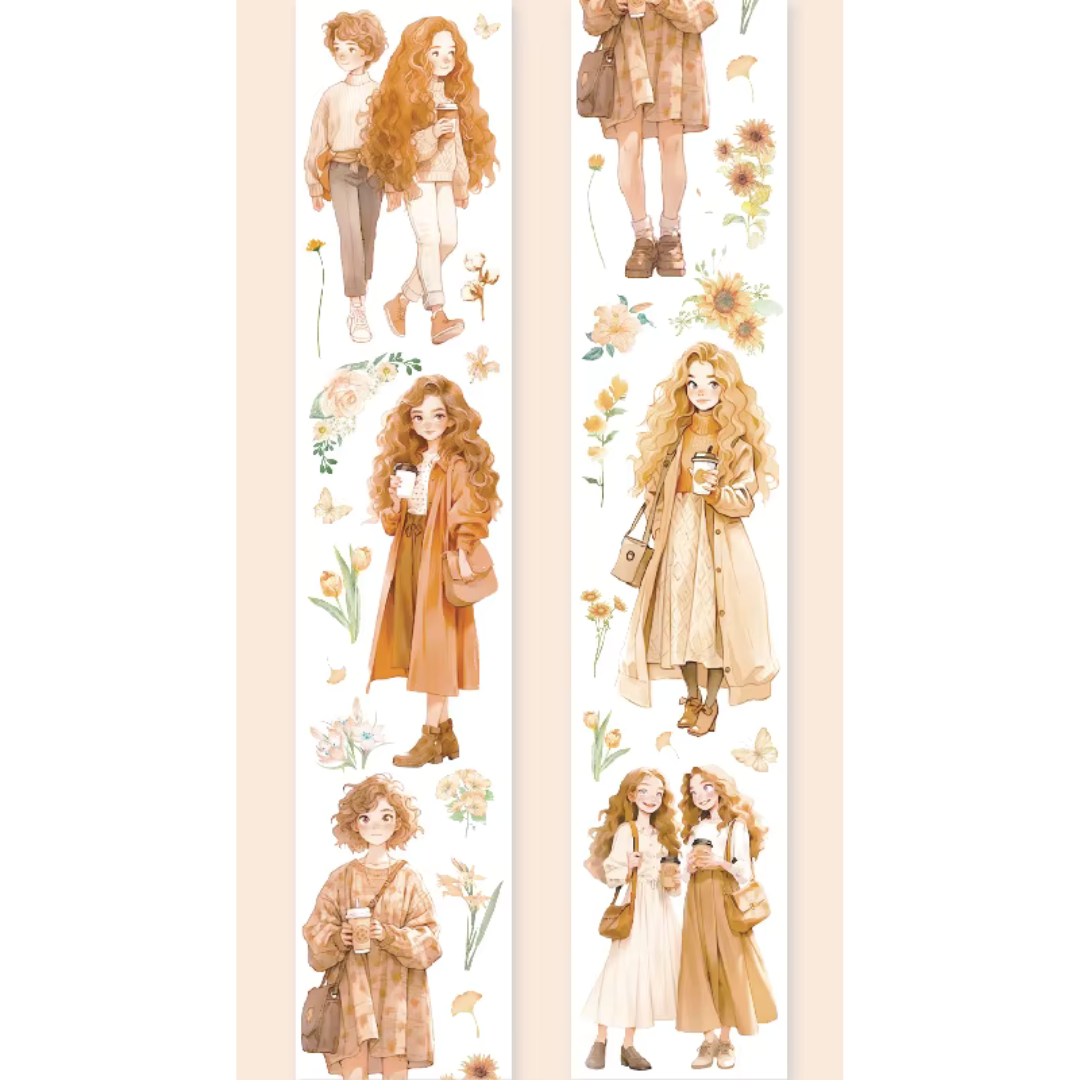 Flower Girl Sticker Tape