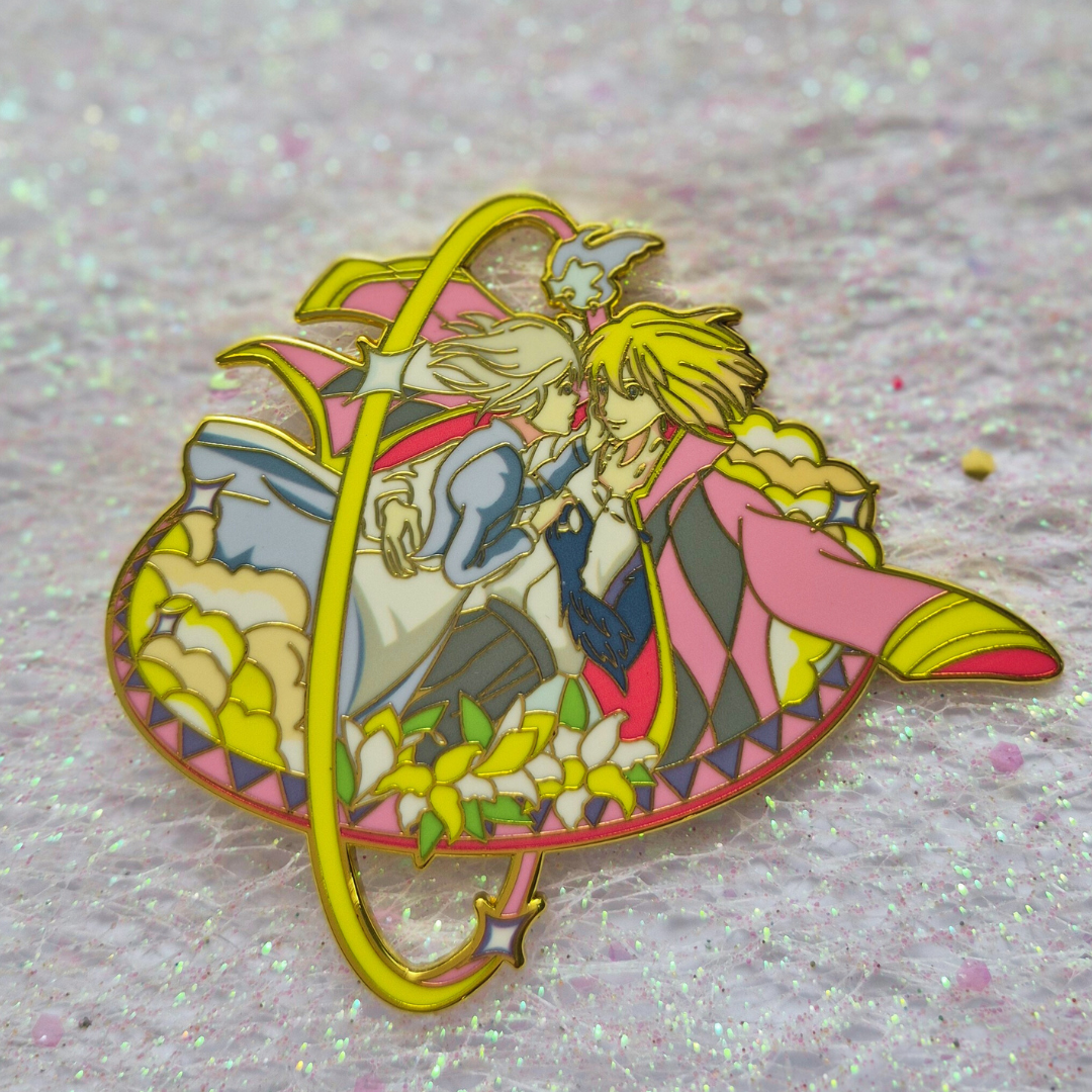 Howls Moving Castle Enamel Alloy Pin