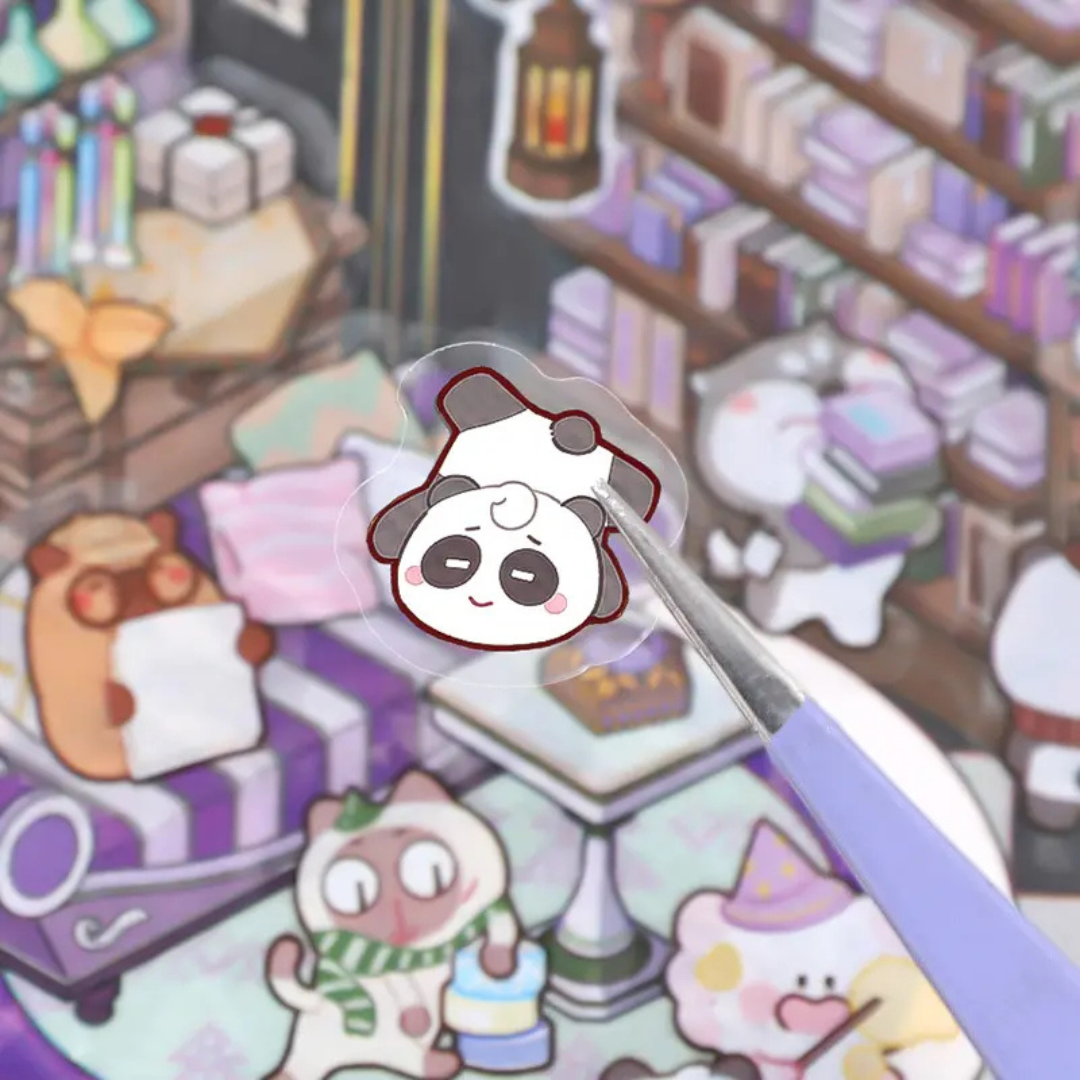 Treasure Book DIY Isometric Sticker Scene