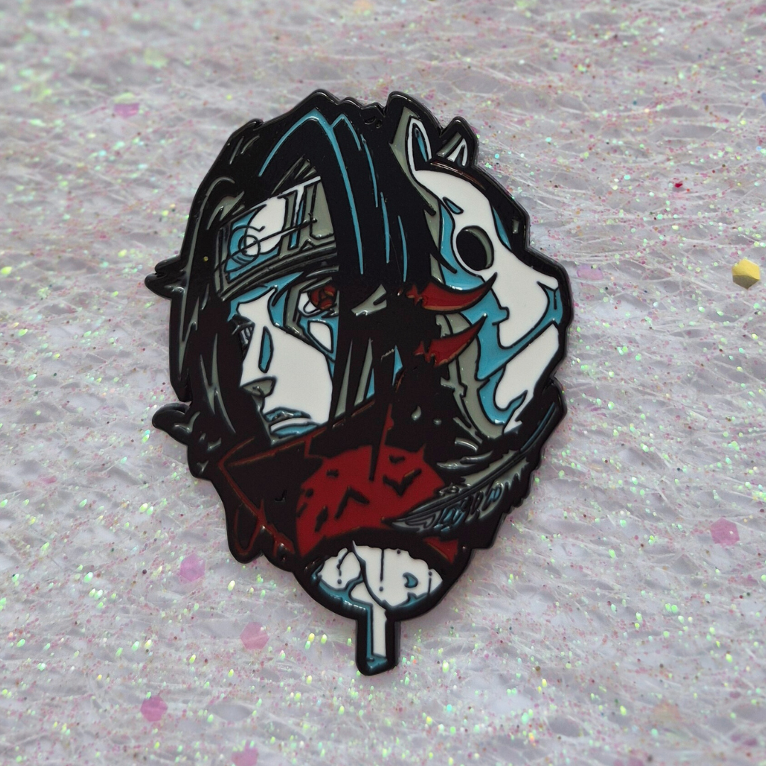 Naruto Itachi Uchiha Enamel Alloy Pin