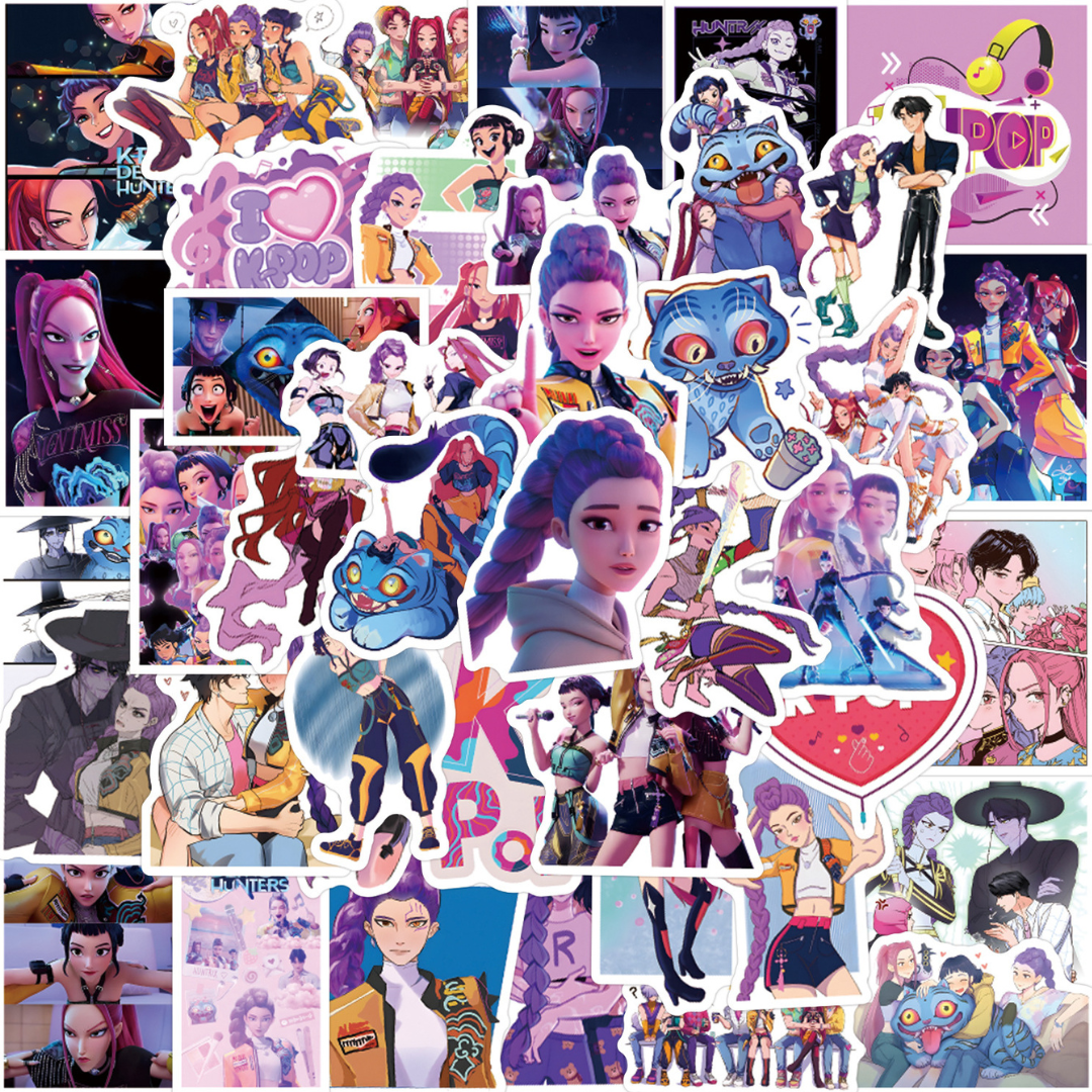 KPop Demon Hunters 50 Sticker Pack