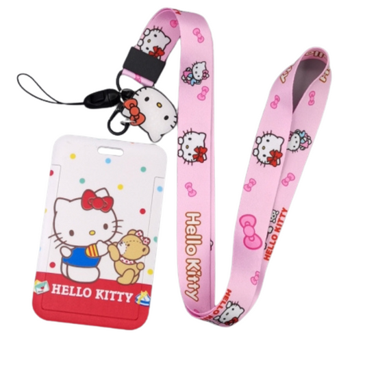Hello Kitty Classic ID Card Holder and Lanyard