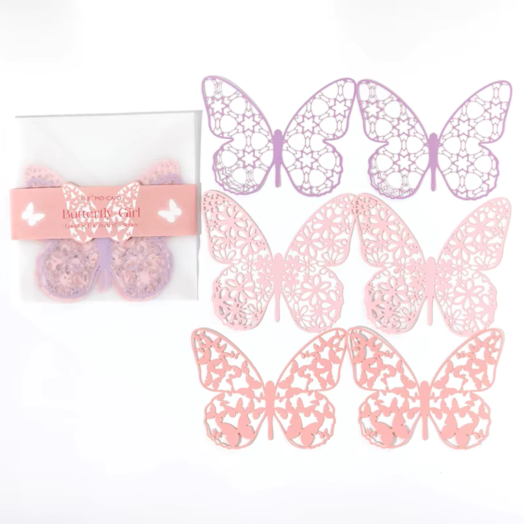 Lace Butterly Craft Papers
