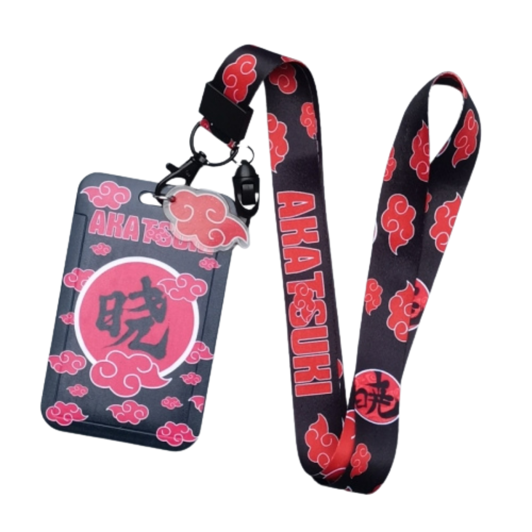 Naruto Akatsuki Cloud ID Card and Lanyard