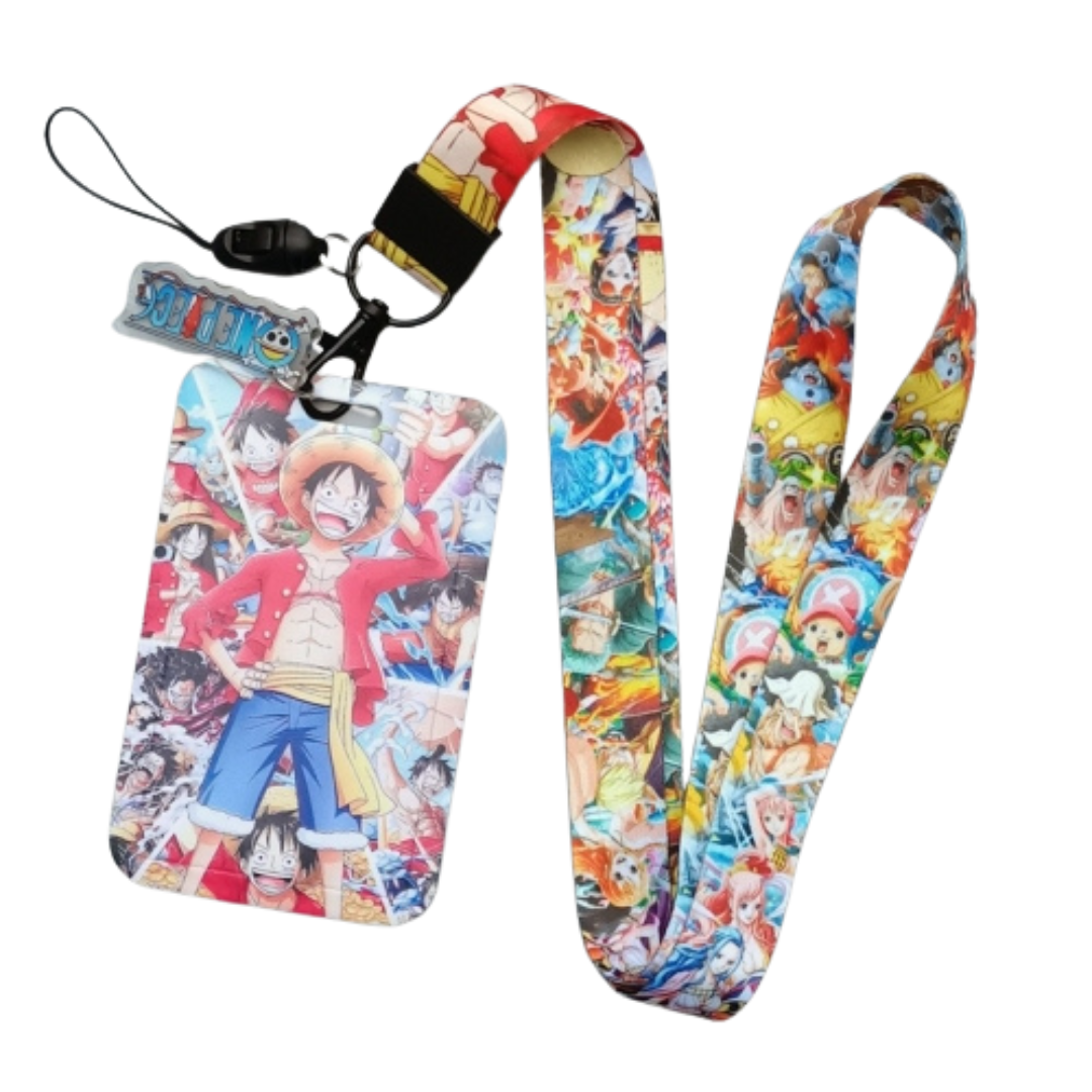 One Piece Straw Hat ID Card and Lanyard