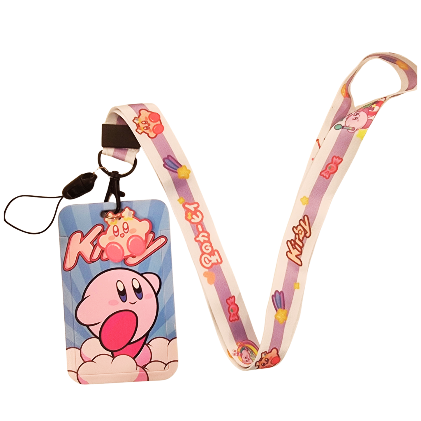 Kirby Star Dream ID Card and Lanyard
