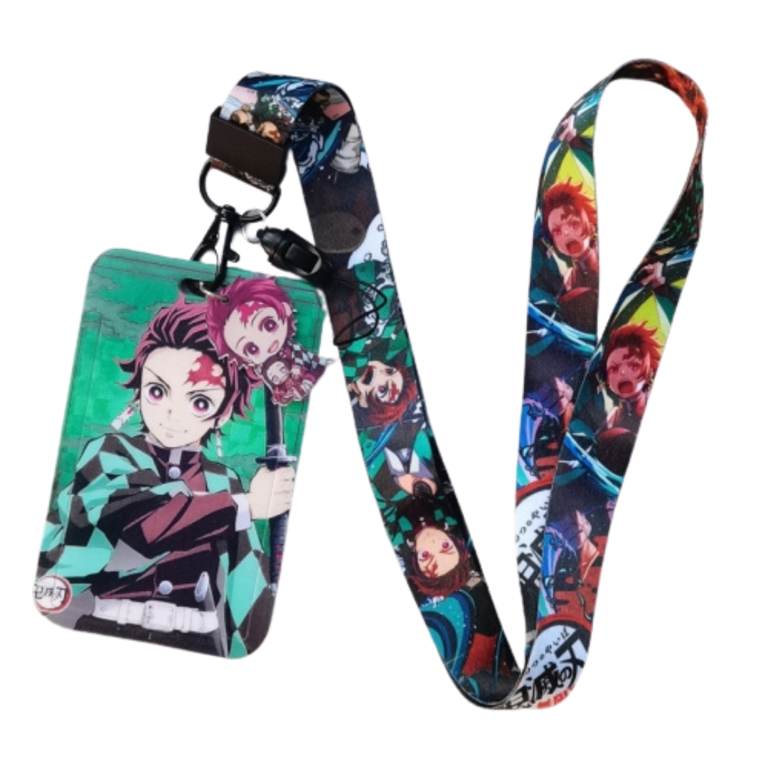 Demon Slayer Tanjiro ID Card Holder and Lanyard