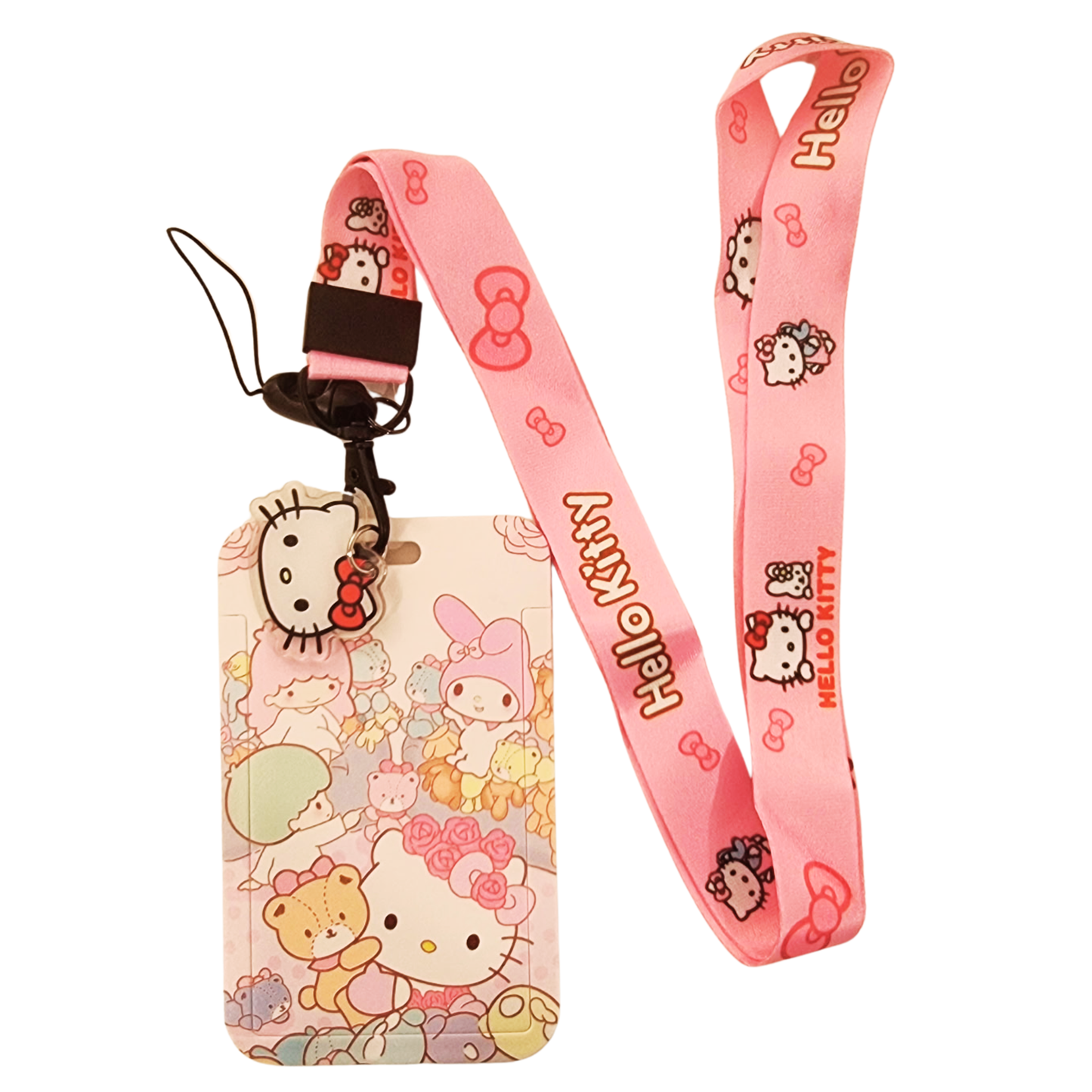 Hello Kitty Pastel Friends ID Card and Lanyard