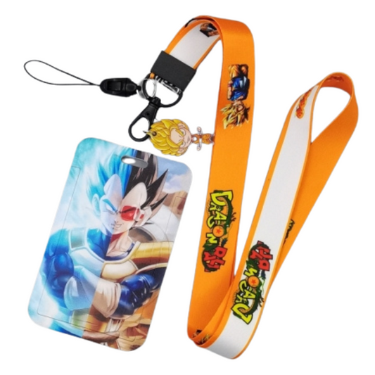 Dragon Ball Vegeta Lanyard & Card Holder