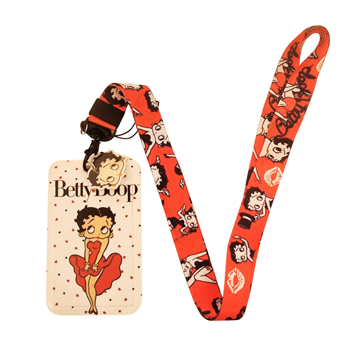 Betty Boop Classic Red ID Card and Lanyard