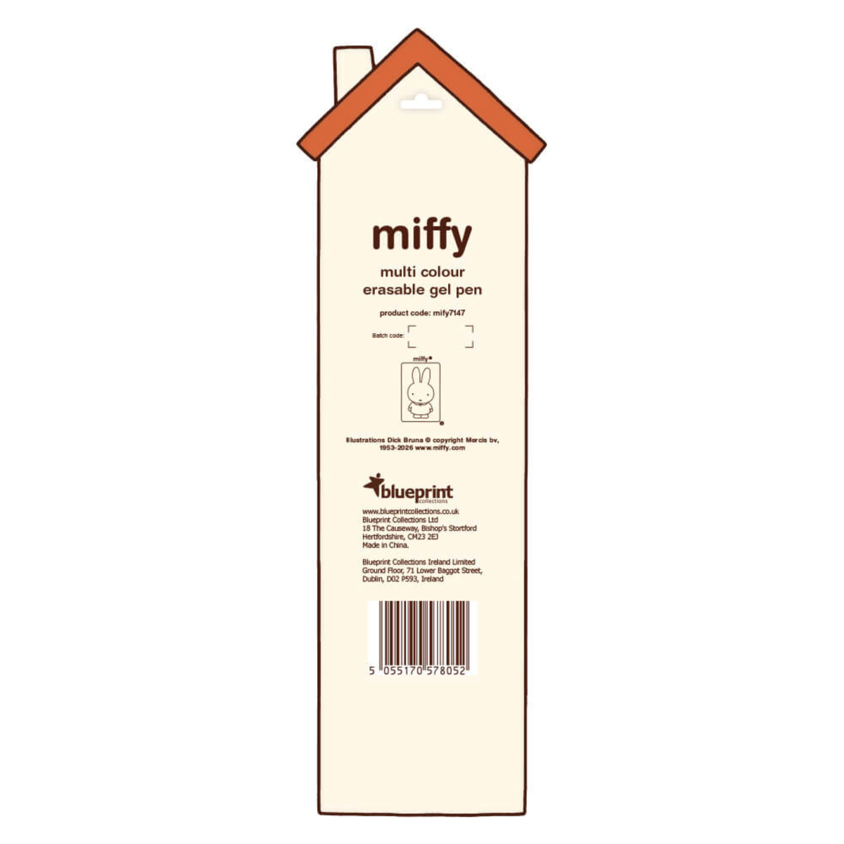 Miffy's Garden Multi Colour Erasable Gel Pen