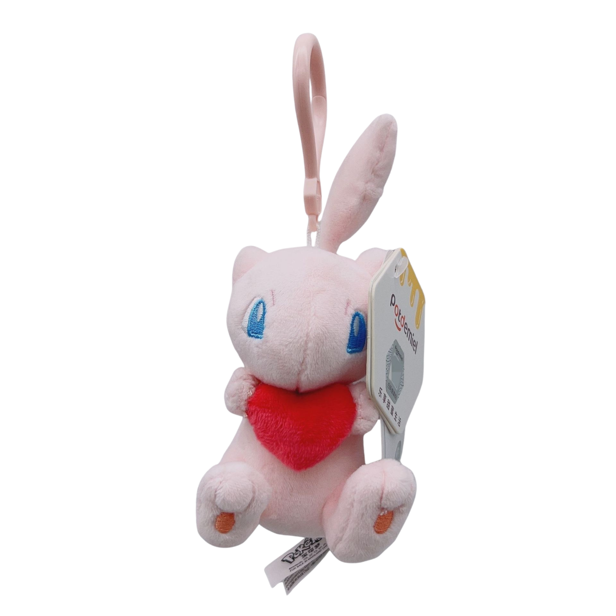 Pokémon Mew Heart Plush Clip
