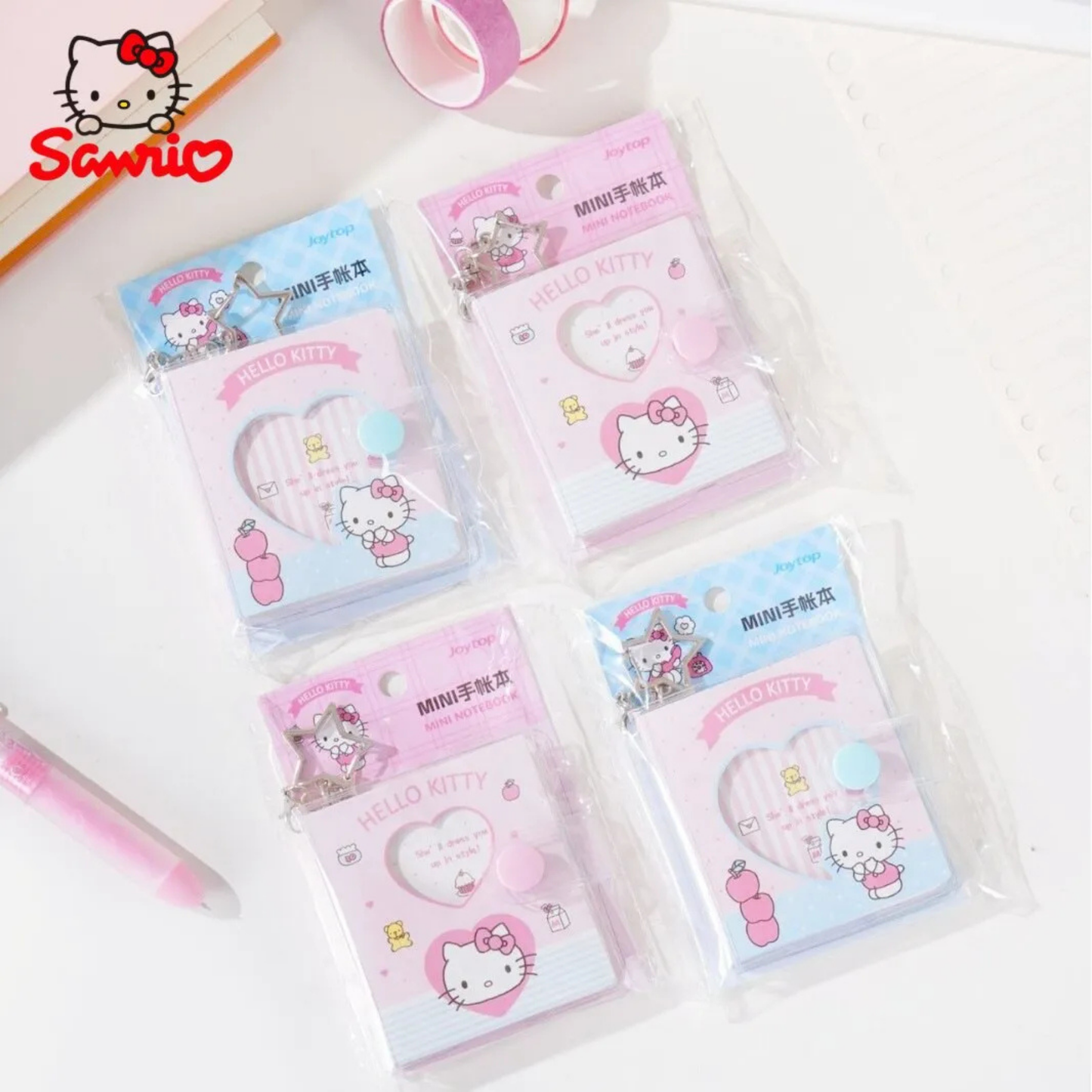 Hello Kitty Mini Notebook Keychain
