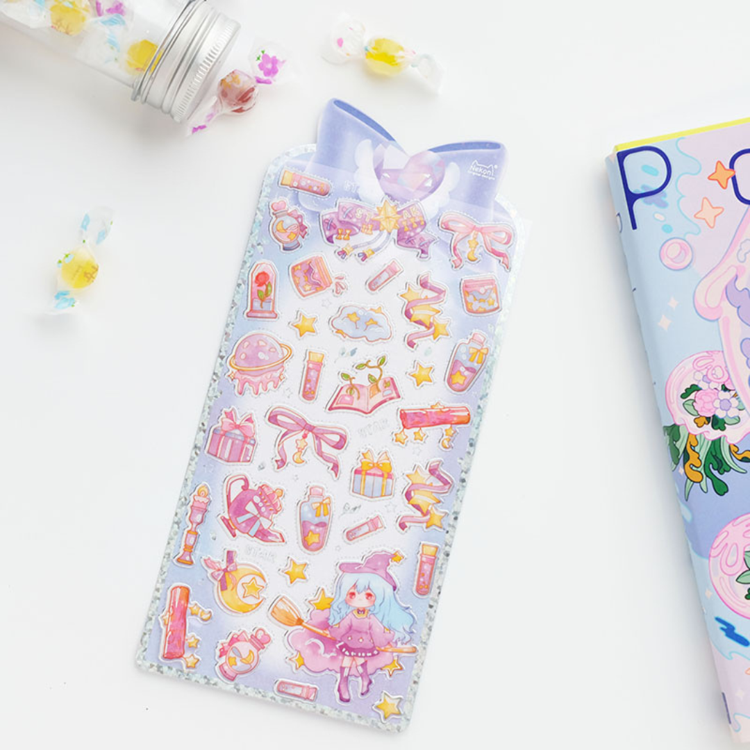 Kawaii Magic Sticker Sheet