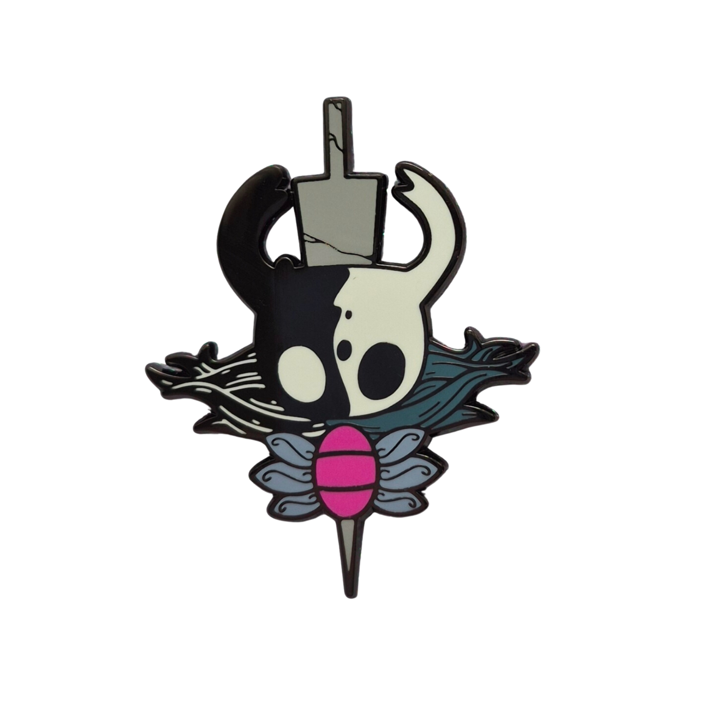 Hollow Knight Hollownest Symbol Enamel Alloy Pin