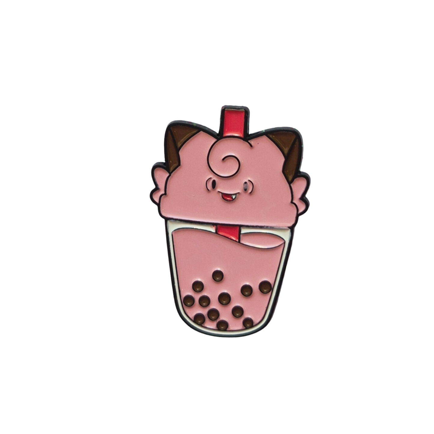 Boba Tea Jigglypuff Fruit Enamel Alloy Pin