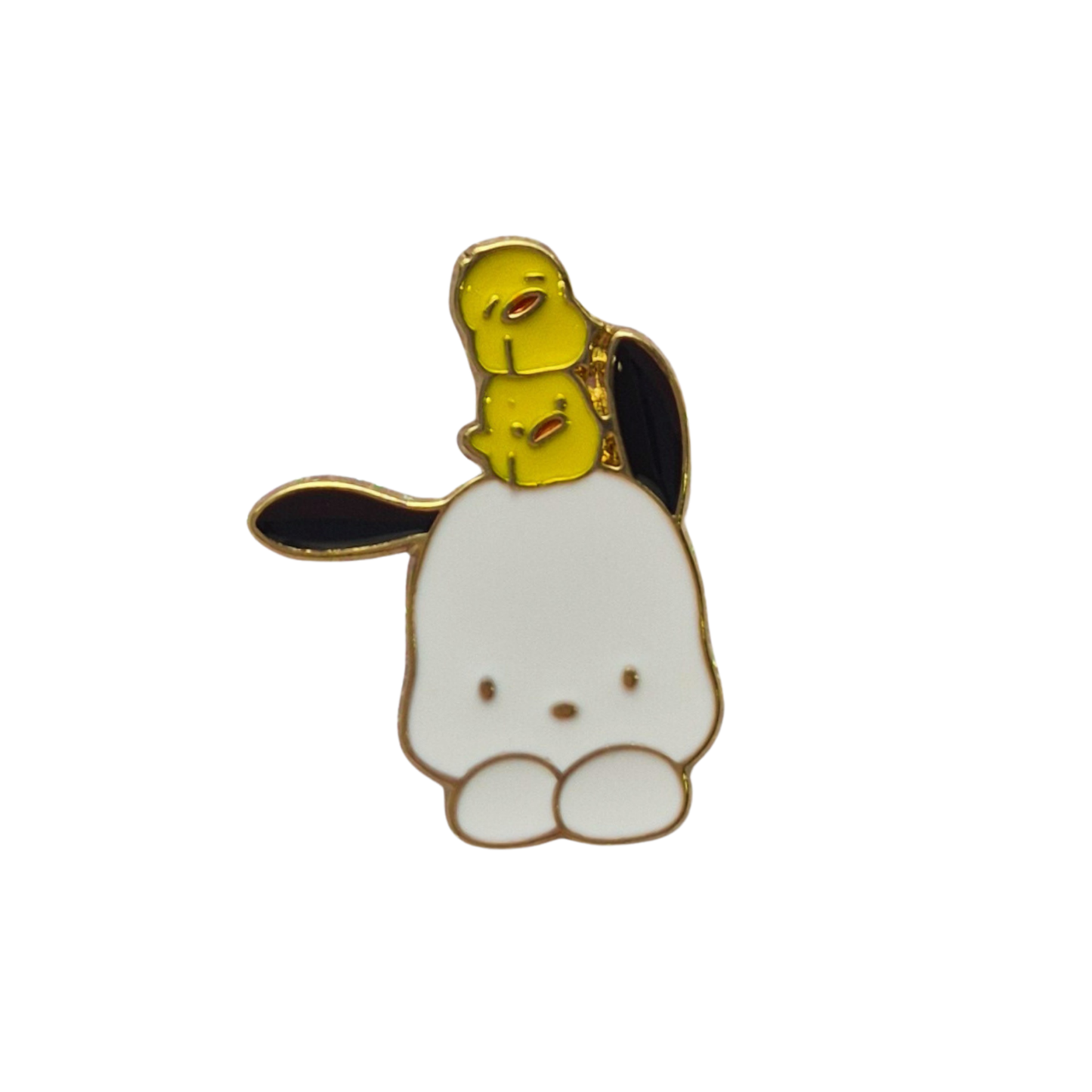 Pochacco and Pi Chans Enamel Alloy Pin