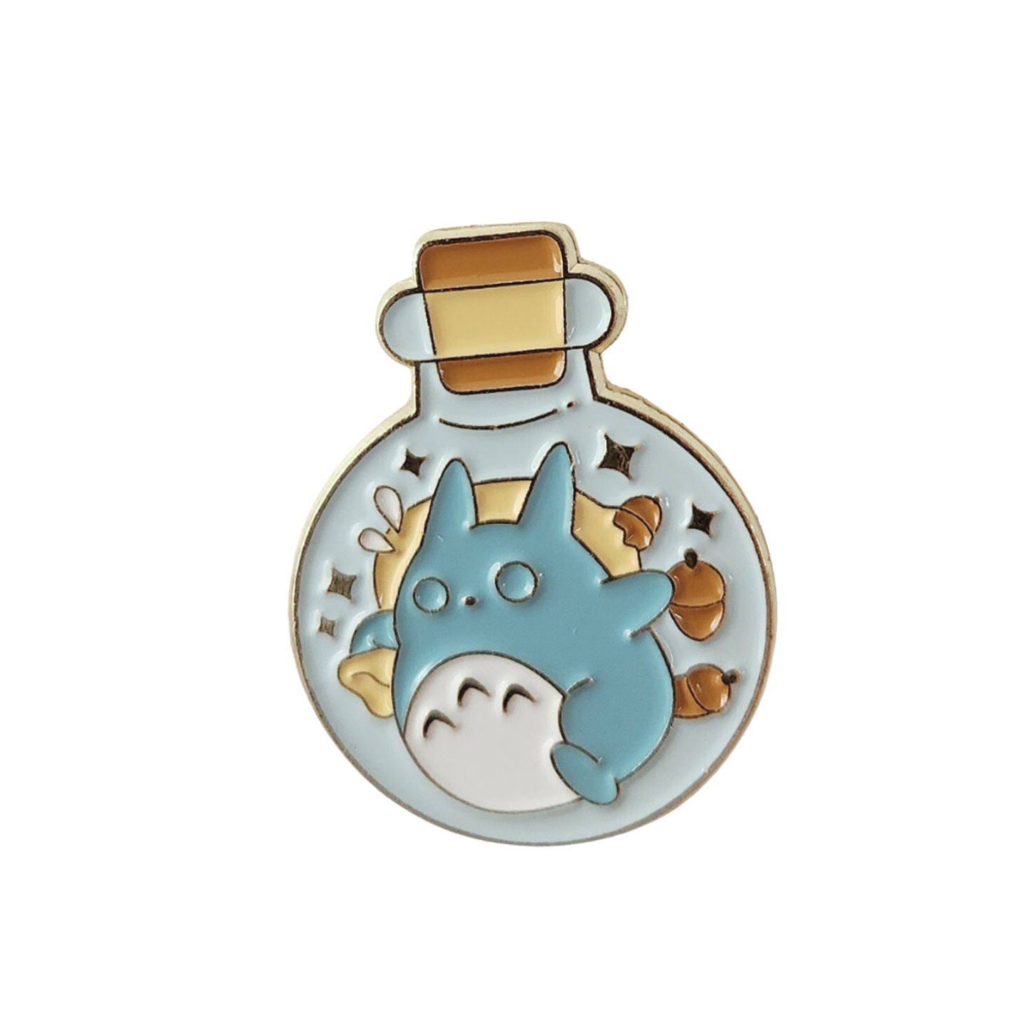 Mini Totoro Potion Bottle Enamel Pin