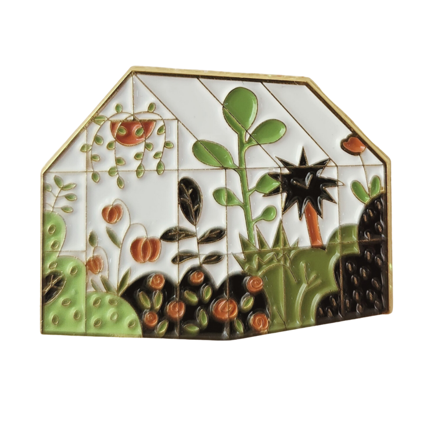 Greenhouse Garden Enamel Pin