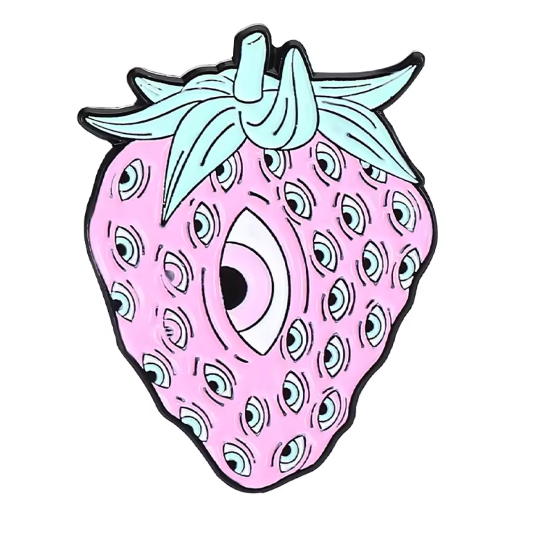 Bizarre World Skull and Eyeballs Pins