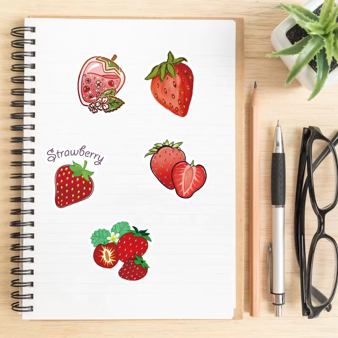 Strawberry Delights 50 Sticker Pack