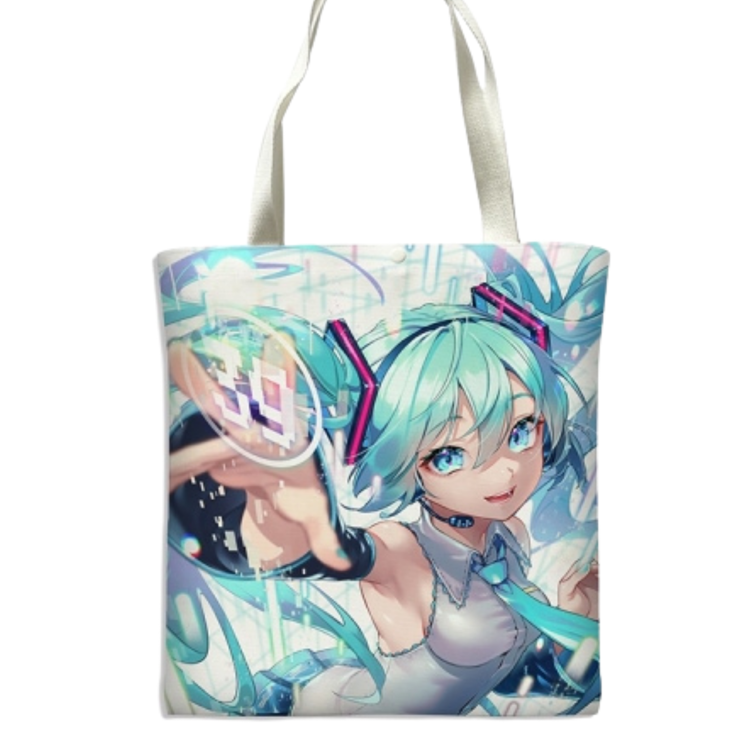 Hatsune Miku Music Magic Canvas Tote Bag