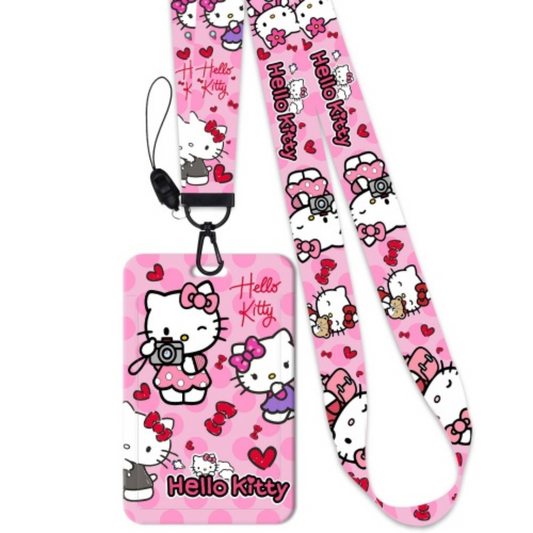Hello Kitty All About Me ID Card Holder and Lanyard