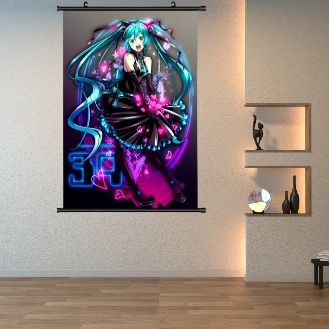 Hatsune Miku Concert Wall Scroll